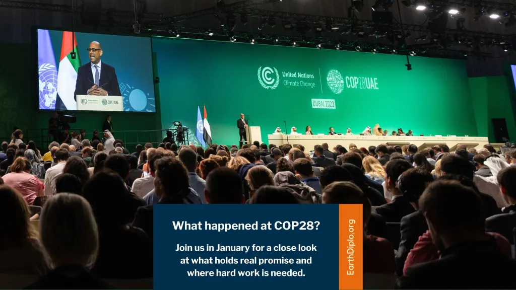 Earth Diplomacy Leadership – COP28 Debrief